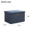 Decorative Foldable Baskets, Washable Design For Home Organizer Container, Storage Bin With Lid And PP Plastic Board Reinforcement 2