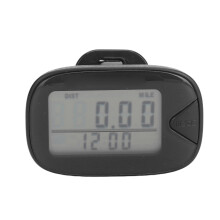 Podomètre numérique avec compteur de pas pour la marche, écran clair et haute précision de détection des pas, mémoire de 7 jours pour le suivi