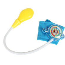 Children's Blood Pressure Monitor Toy, Children's Family Doctor Toy, Role Play Simulation Stethoscope, Medical Learning Toy for Boys and Girls Blue