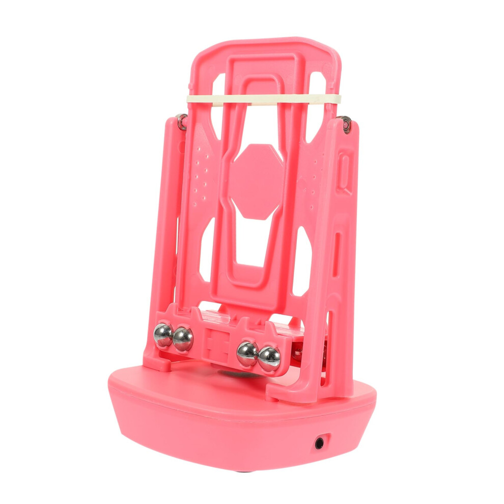 Mobile Phone Pedometer, Swing Pedometer Clip Stands, Holder Car Arm Lock Socket, Magnetic Phone Grip Viewing Charger Tablet, Iron Pink 9365049429719