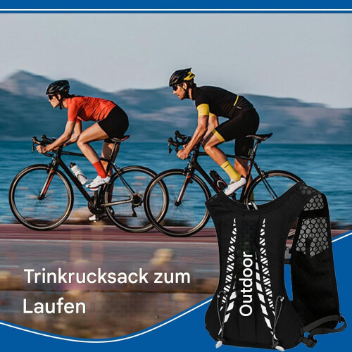 Hydration Backpack, Hiking Water Backpack, 5L Cycling Bag, Running Vest, Black 1