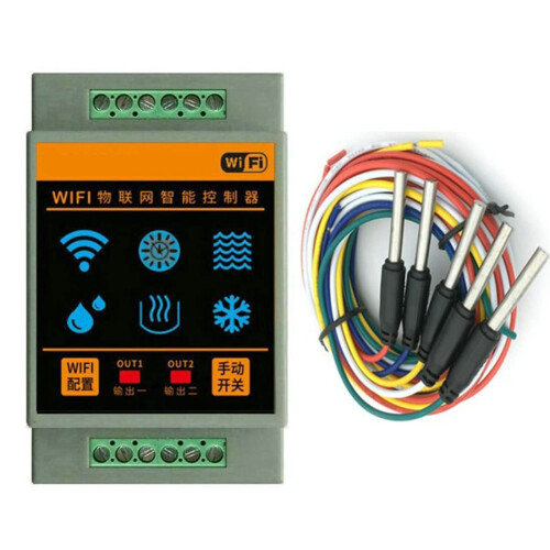 Tuya WiFi Home Water Level Controller Sensors Water Level Alarm Device Floating Flow Detection System