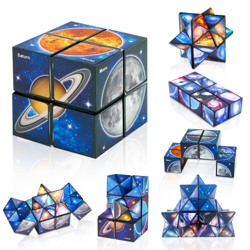 Infinity Star Magic Cube, Puzzle Magic Cube, Star Clear Sky Rubik's Cube, Gifts
