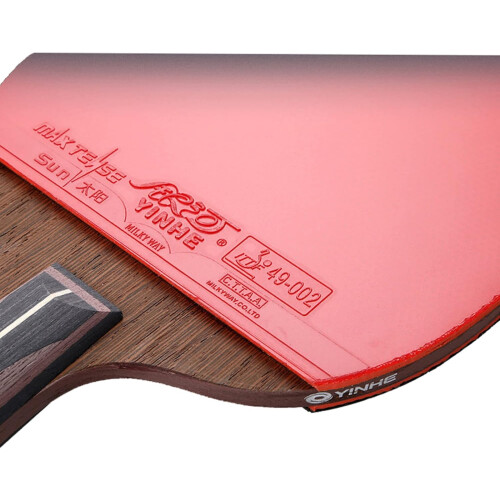 Professional Table Tennis Bat, Wooden Side, Carbon Base, Long Handle 2