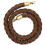 Queue barrier rope, goldcolored, for queue dividers, braided/twisted hemp rope, safety barrier Ref: 2501 1
