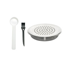 Coquilles de café simples rechargeables, en acier inoxydable,