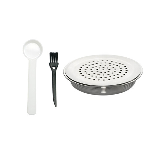Coquilles de café simples rechargeables, en acier inoxydable,