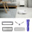Replacement Spare Part Kit for Narwal J4 Rollers Brush Side-C 3