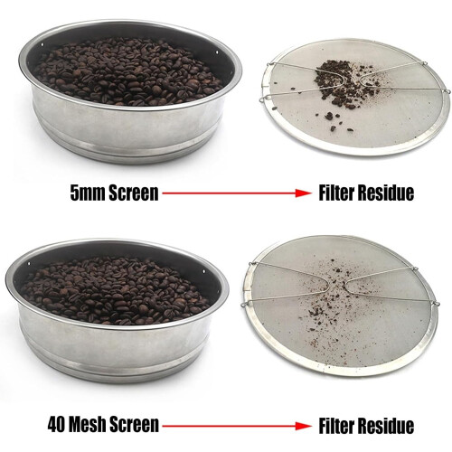 Cool Roasted Coffee Beans 600g Coffee Bean Roasting Cooler Double Layer Filter Roasting Cooling 1