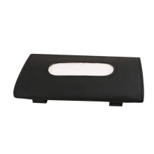 Dispensador de lenços de papel sofisticado para carro, qualidade premium universal, fácil instalação, design deslizante.