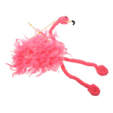 String Flamingo Doll Funny Marionette Toy Flamingo Toy Funny Marionettes Ostriches Dolls Animal Puppet Doll