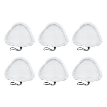 Tampon nettoyant pour vadrouille en microfibre, chiffon-6 pièces