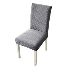 Matstolsskydd, korta matstolsskydd med universell tvättbar och avtagbar design, andningsbara stolsöverdrag, spandex jacquardtyg