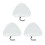 3/6/8Pcs Replacement Part Washable Mops Pad For H20 S302-3pcs 1