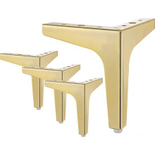 DIY-Möbelbeine, 4er-Set, moderne Metallfüße, 17,5 cm (7 Zoll), robustes Eisen, rutschfeste Matten, einfache Montage für Schränke, Regale, Sofas