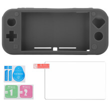 Puha TPU védőfólia Nintendo Switch Lite konzolhoz, ergonomikus kialakítás, kényelmes, kézben tartható, karcálló tok edzett üveg
