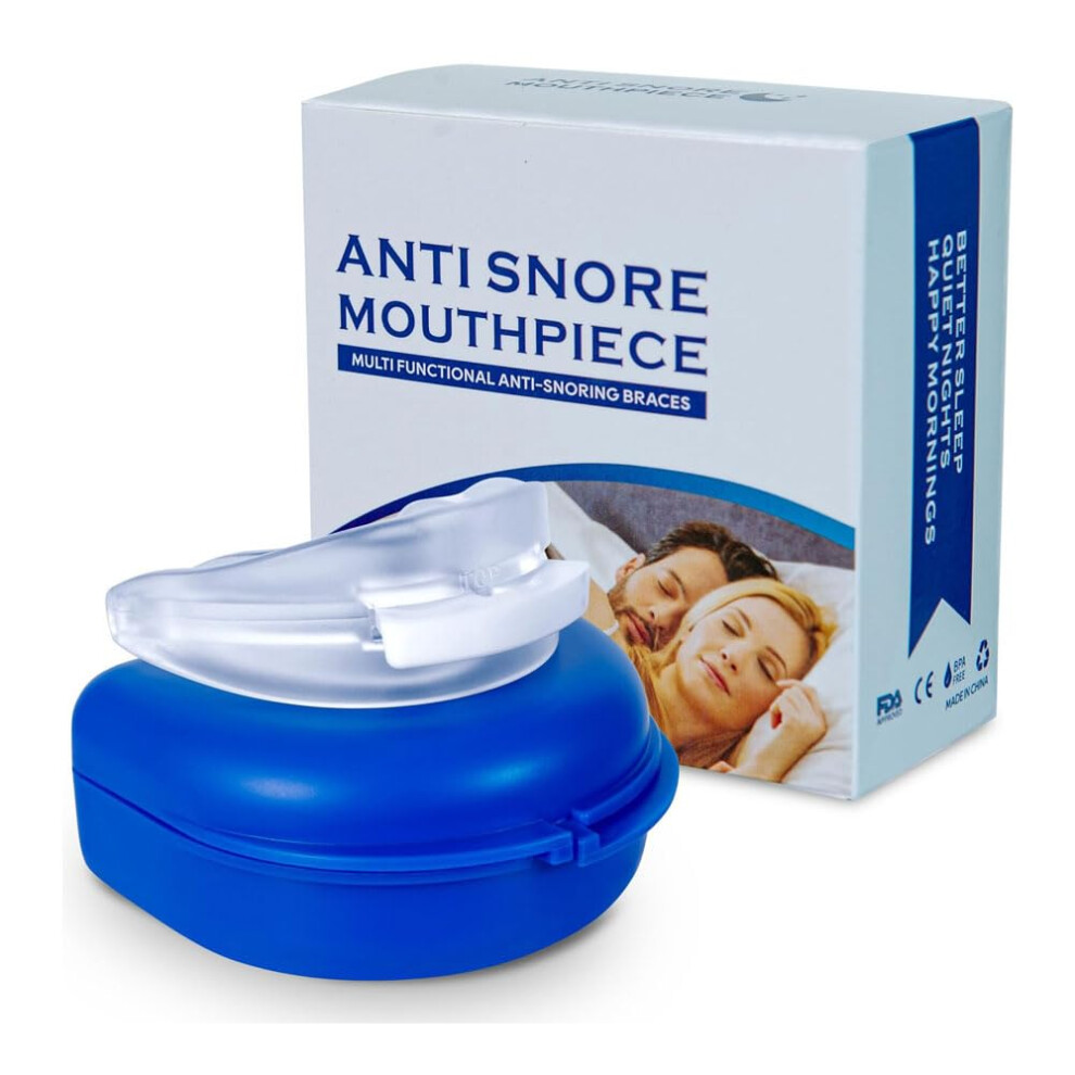 Antigrinding Splint for Night, Dental Splint AntiSnoring Set, Reusable Mouth Guard with Case for Men and Women