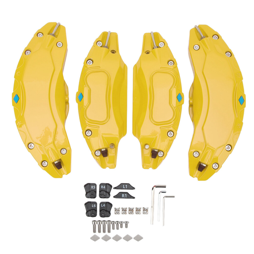 Aluminium Alloy Brake Caliper Covers 4 Tesla Y Long Time Using High-Performance Heat Dissipation Compatible W/ 19In 20In Wheel Hubs W/O Affecting 9139052764811