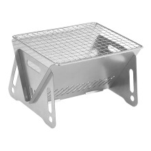 Barbecue Charcoal Grill, Folding Grill with Carry Bag, Desk, Table , Camping Stove, Wood Grill for BBQ, Backpacking, Party