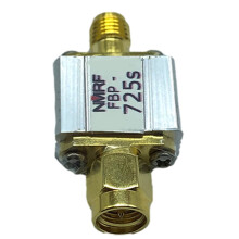 FBP Bandpass Filter, 725 MHz, Bandwidth: 45 MHz, 1 dB Bandwidth: 703–748 MHz, SMA Bandpass FBP725s