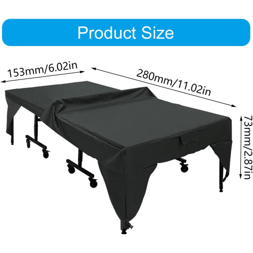 Waterproof ping pong table cover, full weatherresistant table protector for ping pong tables. 1