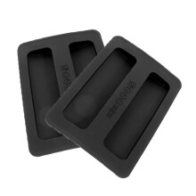 2-pack broodmachinehoes siliconen broodroosterdeksel-Zwart