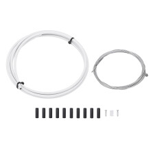 Set di cavi freno per bicicletta con guaina, filo interno in acciaio zincato, guaina freno standard, acciaio inossidabile resistente al freddo,