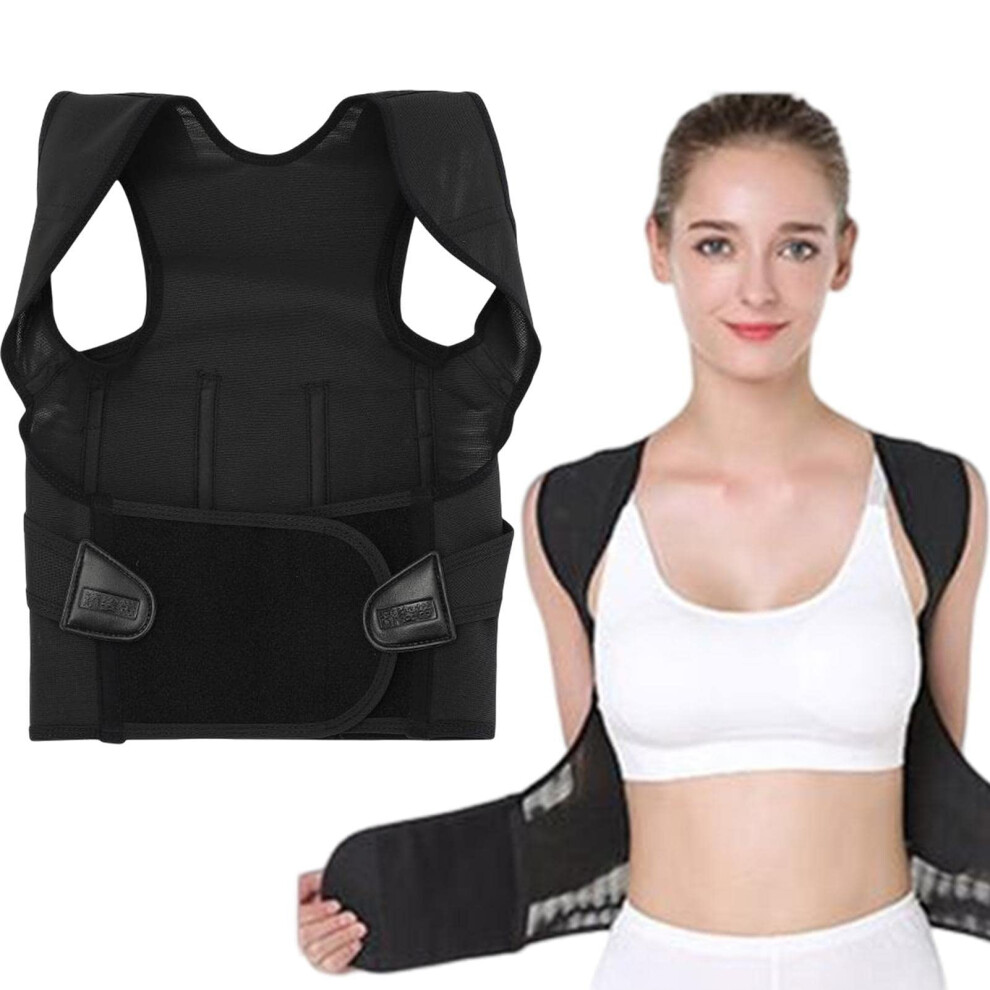 Posture Corrector, Breathable Support for Shoulder Posture, Adjustable Back Straightener for Women and Men, Back Lumbar Support to Improve Posture
