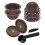 Reusable Coffee Filters Plastic Material DIY Coffee Set-brown 1