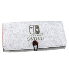 Kompakte und tragbare Tasche für Nintendo Switch 2, Aufbewahrungstasche für die Spielkonsole aus weichem, strapazierfähigem Filzmaterial,