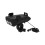 Phare de vélo LED à source lumineuse multiple, chargement USB, étanche, 3 modes d'éclairage, largeur réglable, support de montage avec 6