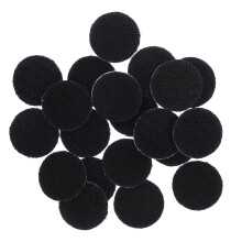 20pcs Hook and Loop Adhesive Fastening Pads, Round Heavy Duty Hook and Loop Tape Mounting Strips for Home Decor, Office, School, Outdoor Use