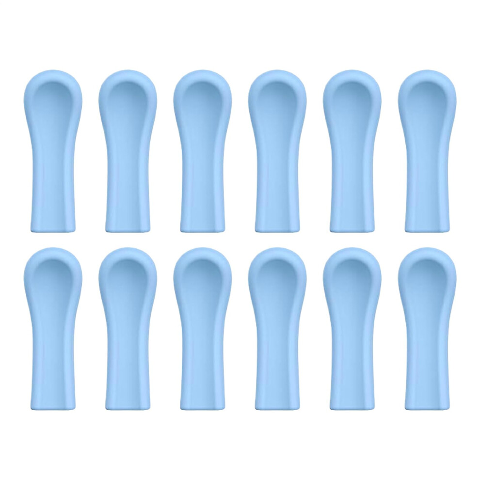 Silicone ear spoon tips, replacement heads, 0.47x0.14 inches, safe, reusable