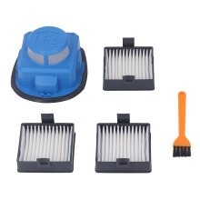 Conjunto de filtros para aspirador de pó Ryobi P712P713P714K com sistema de filtragem de poeira de alta eficiência, compatível com pelos de
