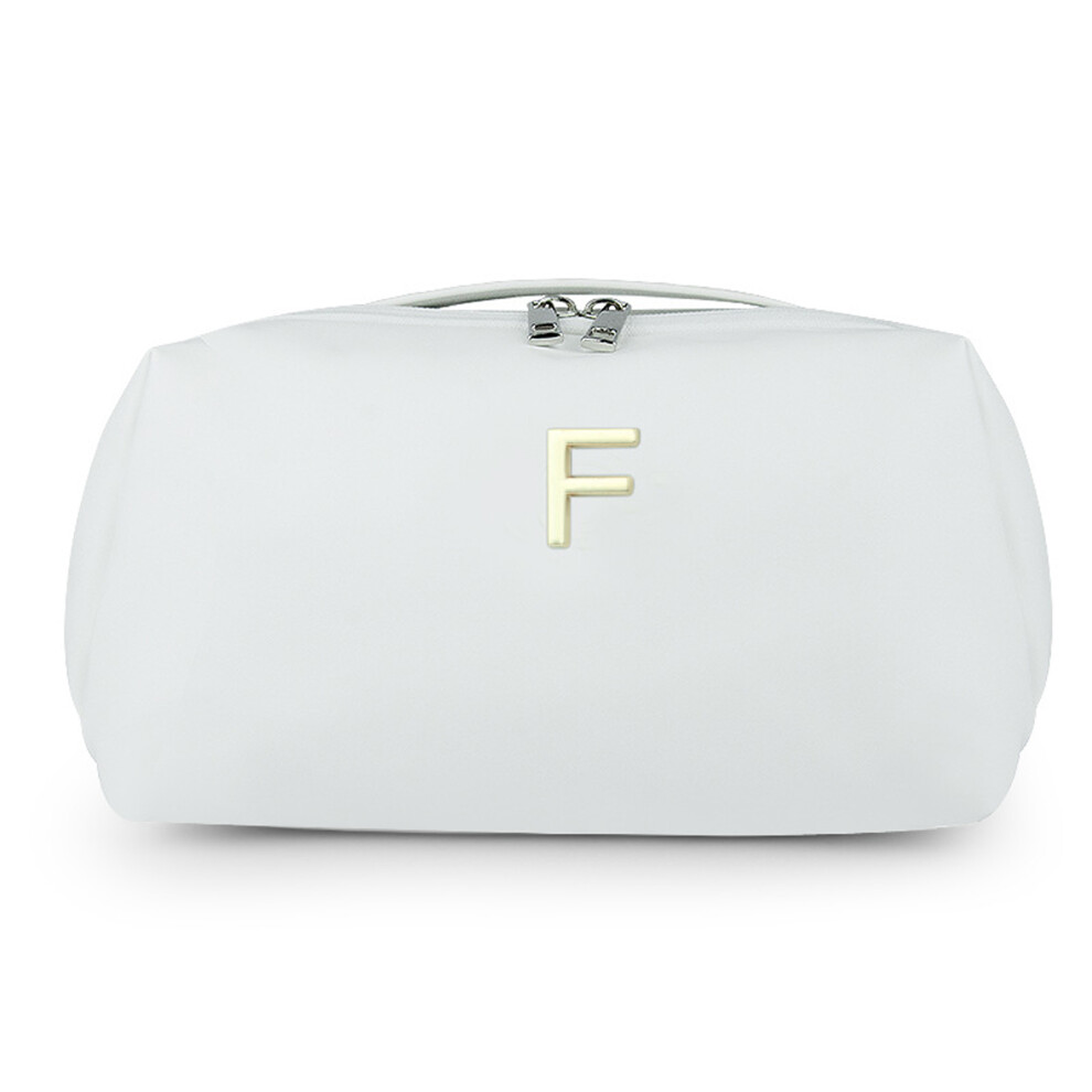 High Capacity Waterproof Cosmetic Storage Bag Multiple-Letter F