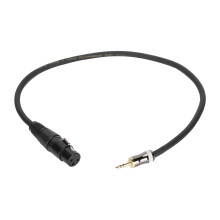 Adaptador XLR para 1/8 de polegada, cobre livre de oxigênio de alta pureza garante clareza de sinal e integridade acústica, ampla compatibilidade