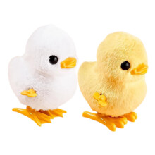 2 pieces of windup toy Interactive animal design for jumping and chicken Promotes movement coordination and fun during holidays and parties