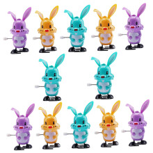 12piece Windup Toy Rabbit Easter Bunnies for Boys and Easter Toys for Creative and Imaginative Play, Battery and Portable