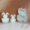 Multipurpose Easters Rabbits Silicone Mould For Candle Soap And 4