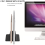 Διπλή βάση σύνδεσης, βάση αλουμινίου για MacBook με προστατευτικό μη τοξικό 4