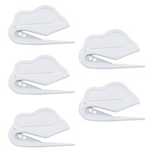 Wrapping Paper Cutter  Office Letter Opener Envelope Opener  5x Portable Pet Hair Knot Cutter, Wrapping Paper Cutter for Office, Home, School, White
