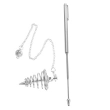Stable Dowsing Rod Made of Stainless Steel for Dowsing and Divination. Portable Energy Measuring Device.