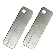 Pack of 2 Whetstone Double Sided Honing Stone Sharpening Tool Diamond Silver