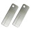 Pack of 2 Whetstone Double Sided Honing Stone Sharpening Tool Diamond Silver 1