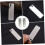 Pack of 2 Whetstone Double Sided Honing Stone Sharpening Tool Diamond Silver 3