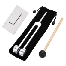 Tuning Fork Plucking Tool, Ear Picking Test Fork with Hammer, Sensory Tuners, Ear Cleaning Accessories for Men and Office