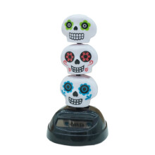 Halloween Dansende Speelgoedautoornament op-Bloem driekoppig