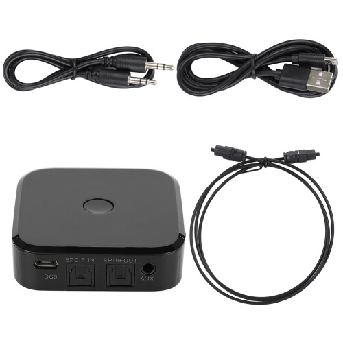 Trasmettitore e ricevitore Bluetooth, suono originale chiaro con doppia connessione e riconnessione automatica, supporta la trasmissione e la