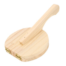 Wooden Tortilla Press with Ergonomic Handle, 200-265g M