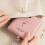 Stylish Soft Plush Lined Jewelry Pouch-Pink Double layer 4